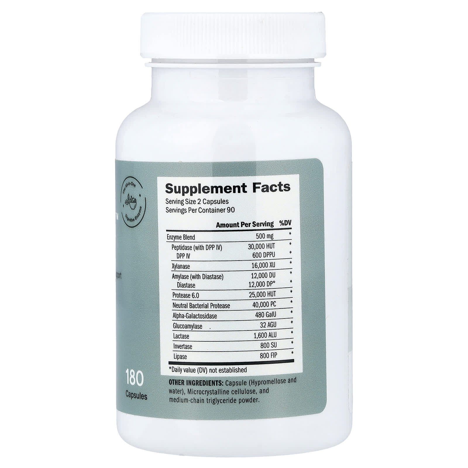 Houston Enzymes, TriEnza®, 180 Capsules