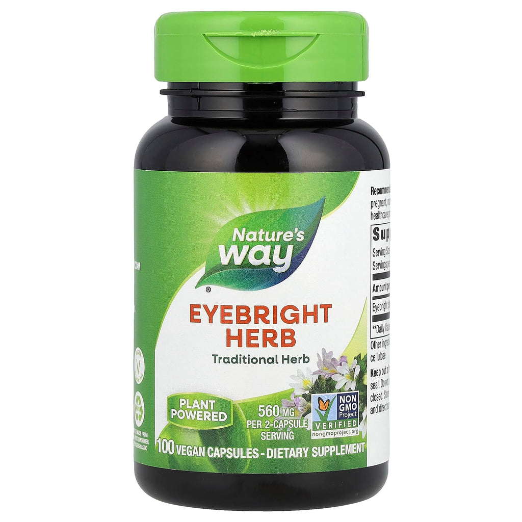 Nature's Way, Eyebright Herb, 100 Vegan Capsules (280 mg per Capsule)