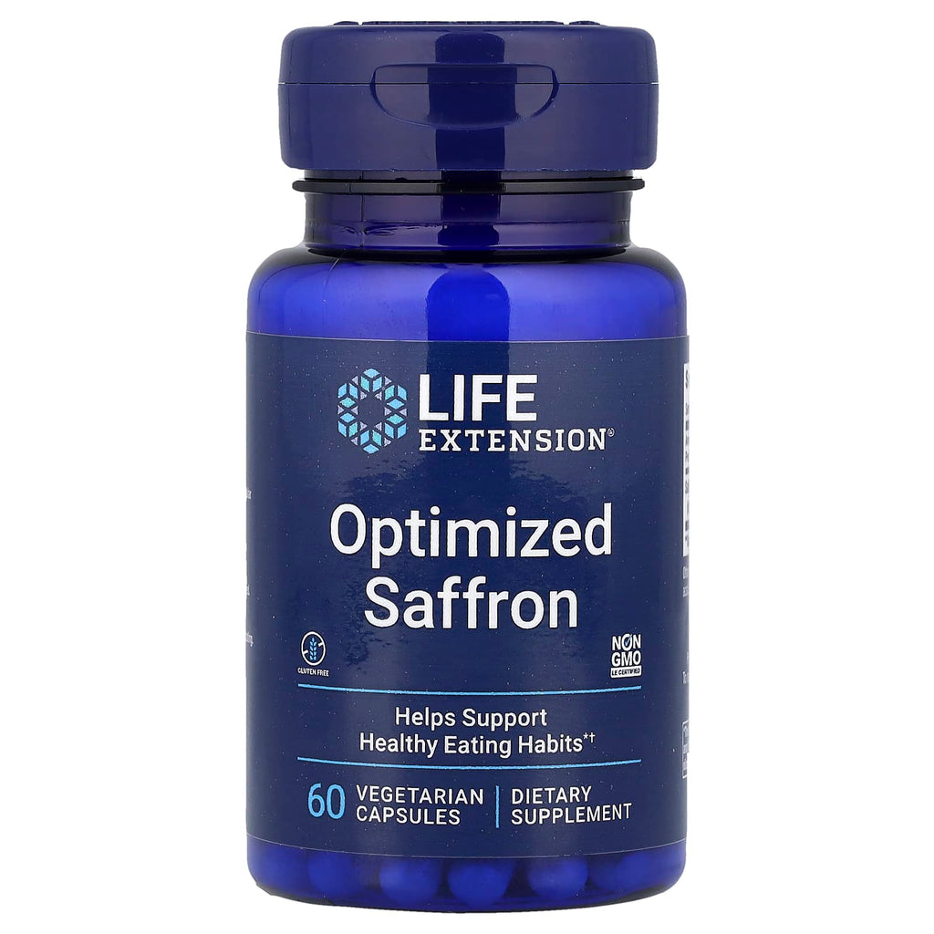 Life Extension, Optimized Saffron, 60 Vegetarian Capsules (88.25 mg per Capsule)
