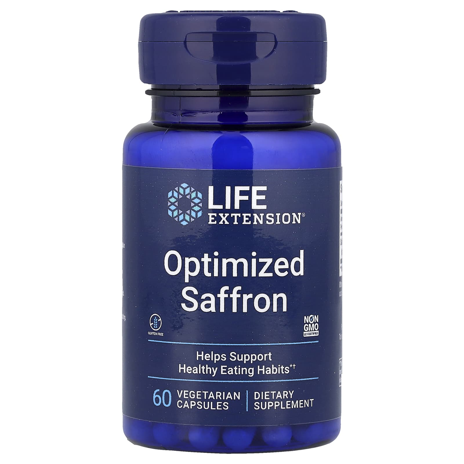 Life Extension, Optimized Saffron, 60 Vegetarian Capsules (88.25 mg per Capsule)