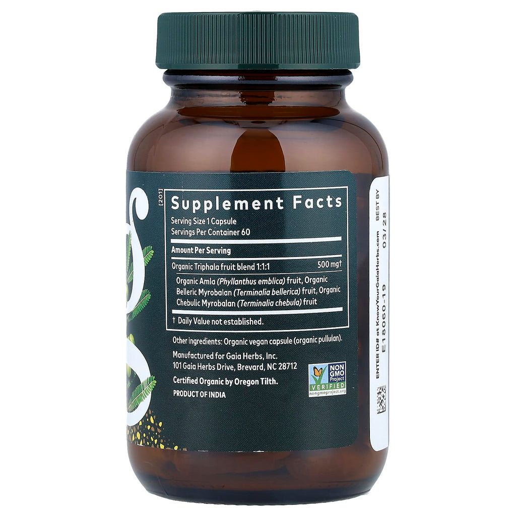 Gaia Herbs, Triphala Fruit, 60 Vegan Capsules