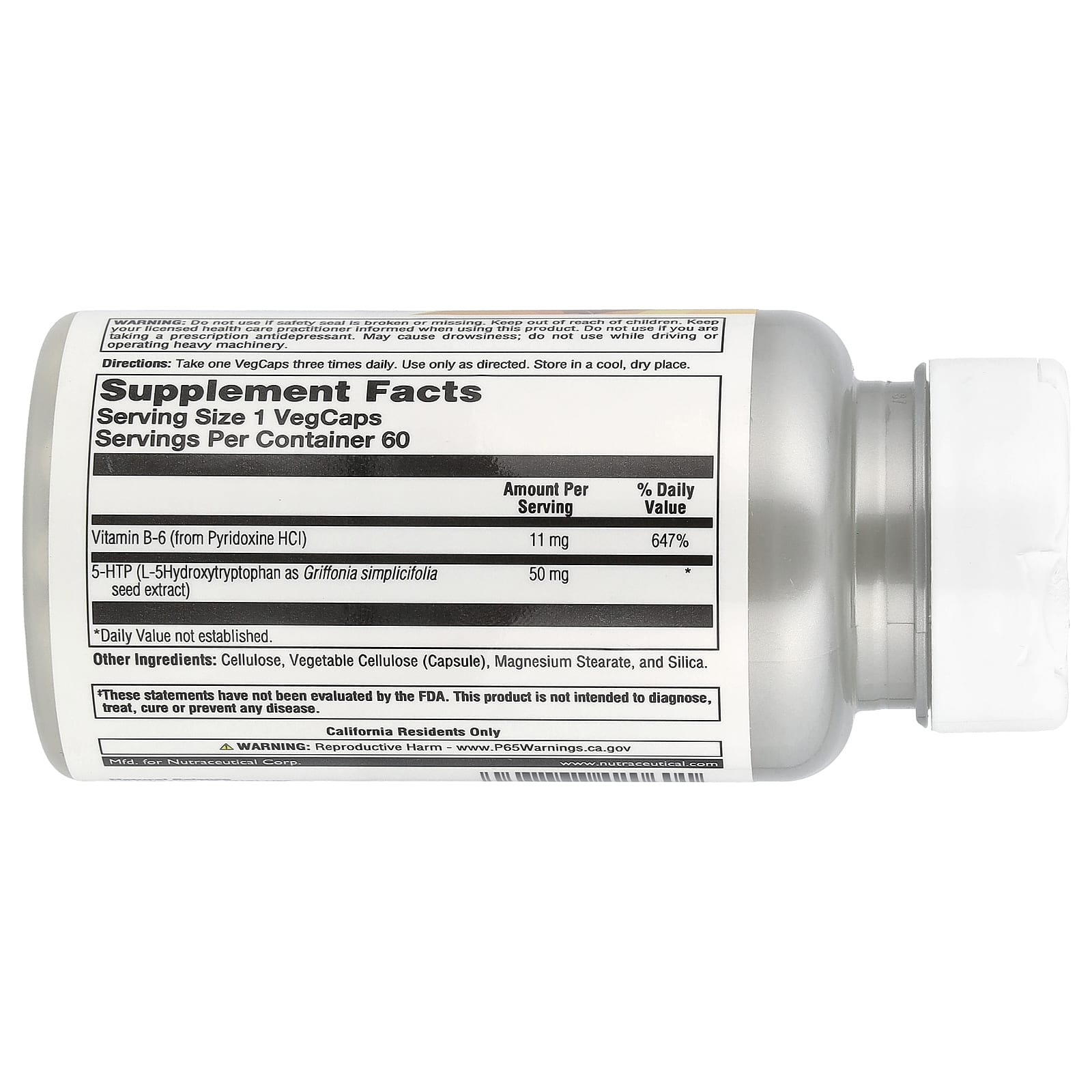 Natural Balance, 5-HTP, 50 mg, 60 VegCaps