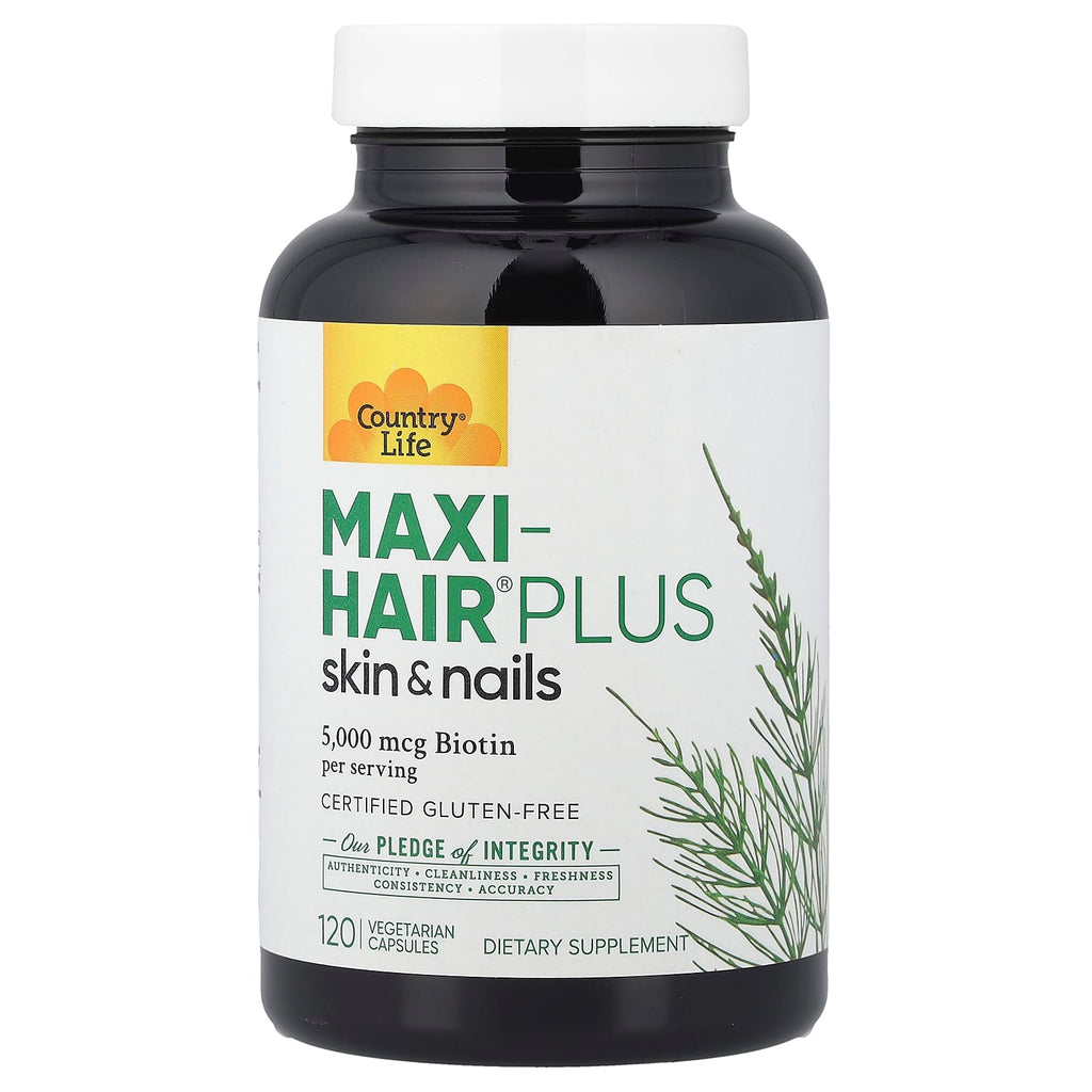 Country Life, Maxi-Hair® Plus Skin & Nails, 120 Vegetarian Capsules