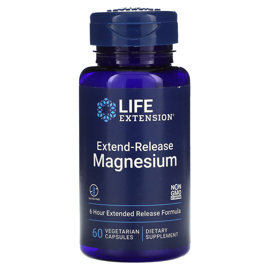 Life Extension, Extend-Release Magnesium, 60 Vegetarian Capsules (250 mg per Capsule)