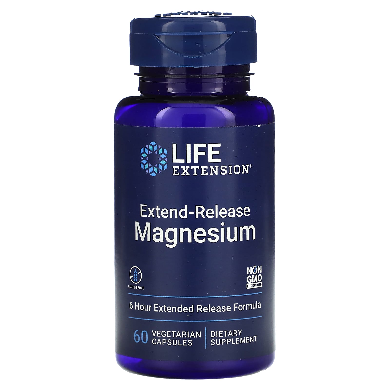 Life Extension, Extend-Release Magnesium, 60 Vegetarian Capsules (250 mg per Capsule)