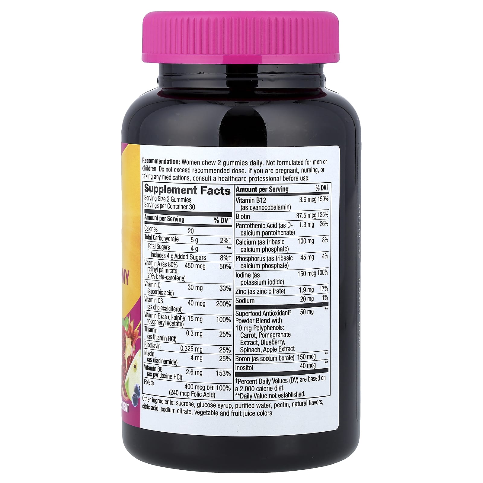 Nature's Way, Alive!® Women's Gummy Multivitamin, Mixed Berry, 60 Gummies