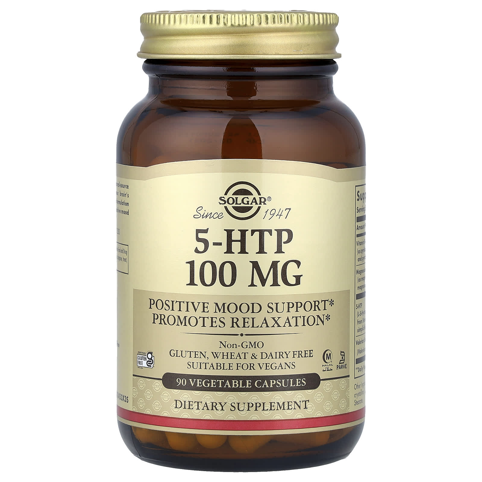 Solgar, 5-HTP, 90 Vegetable Capsules