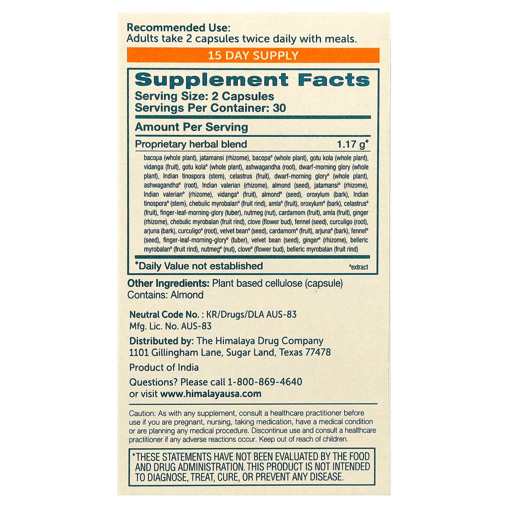Himalaya, MindCare®, 60 Vegetarian Capsules