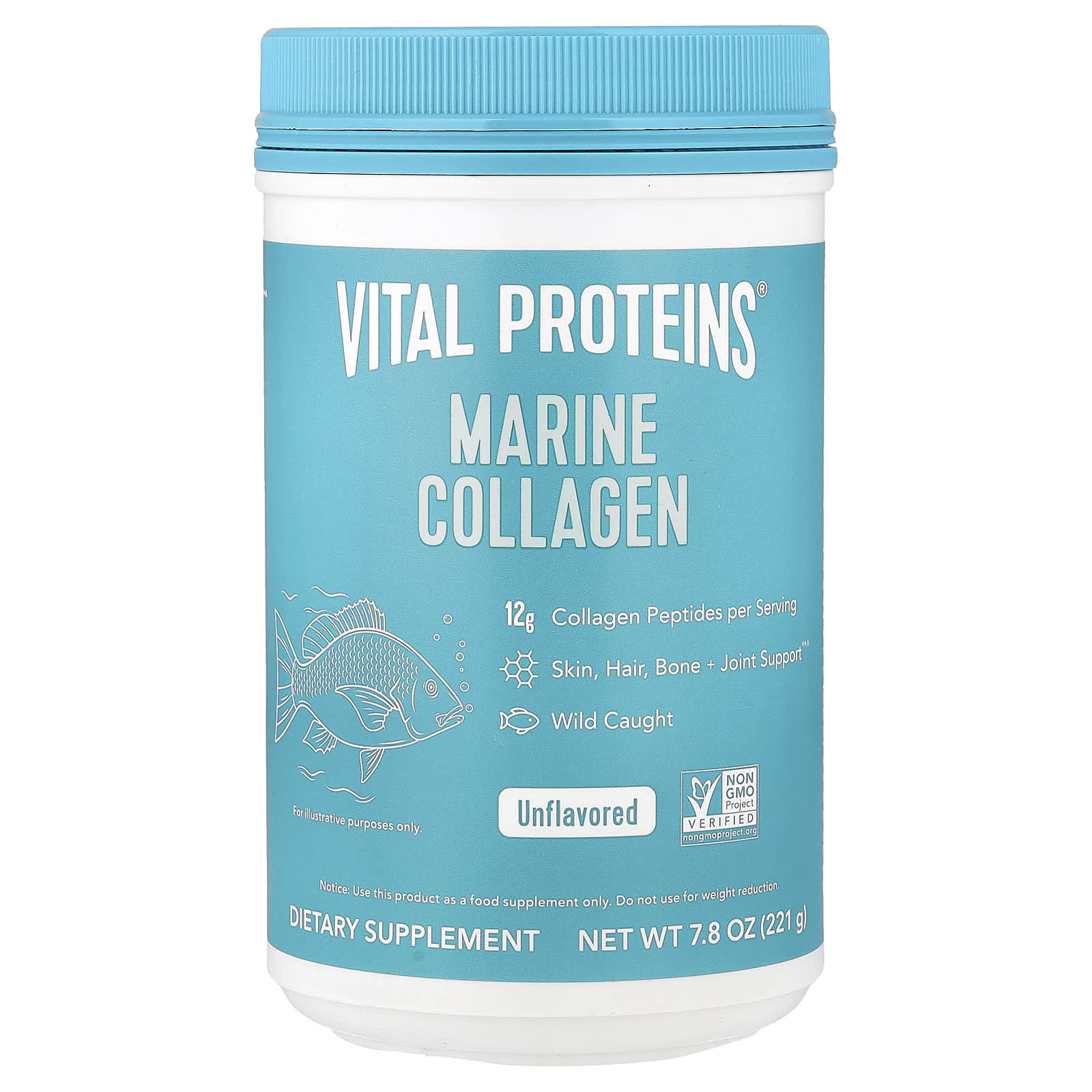 Vital Proteins, Marine Collagen, Unflavored, 7.8 oz (221 g)