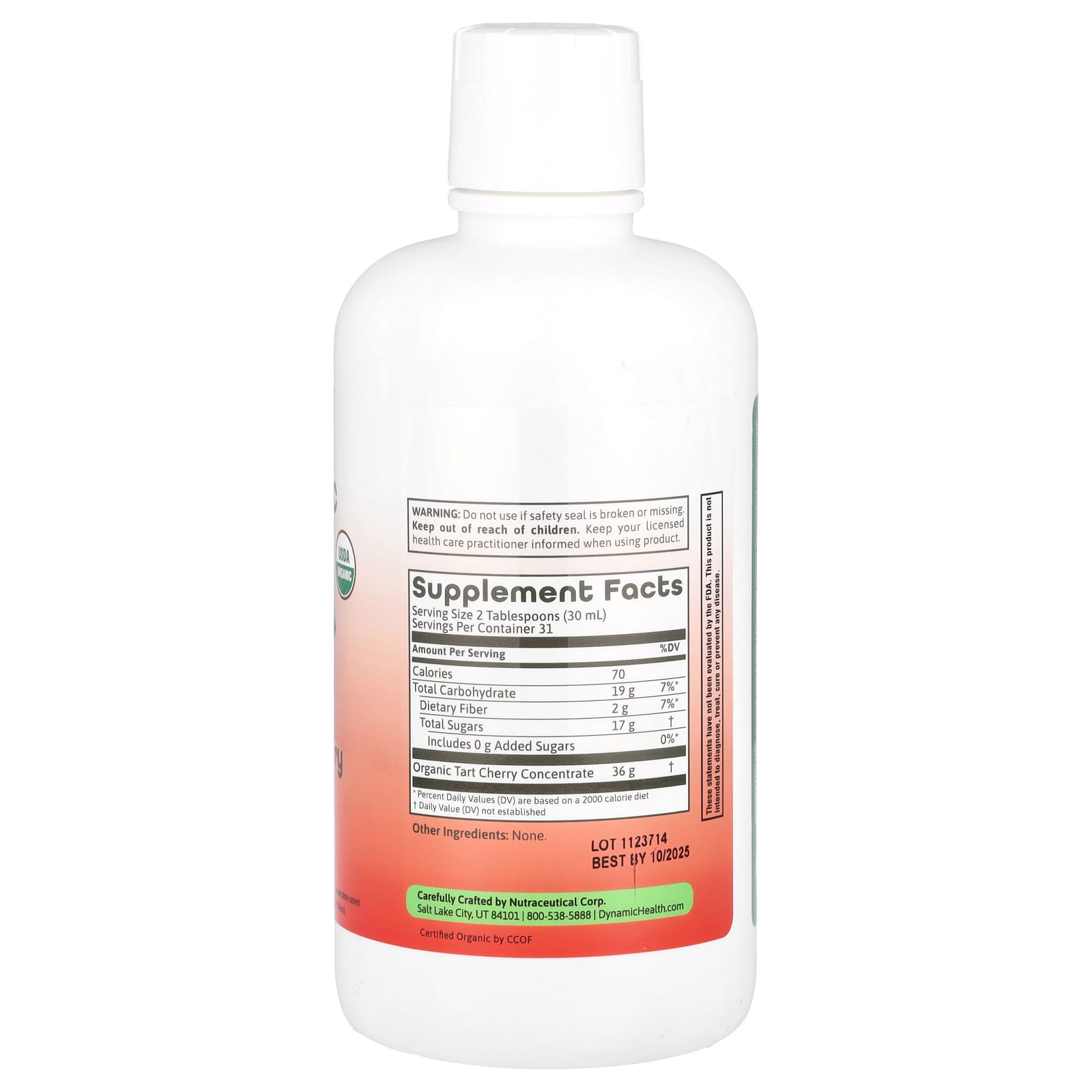 Dynamic Health, Tart Cherry Concentrate, 32 fl oz (946 ml)