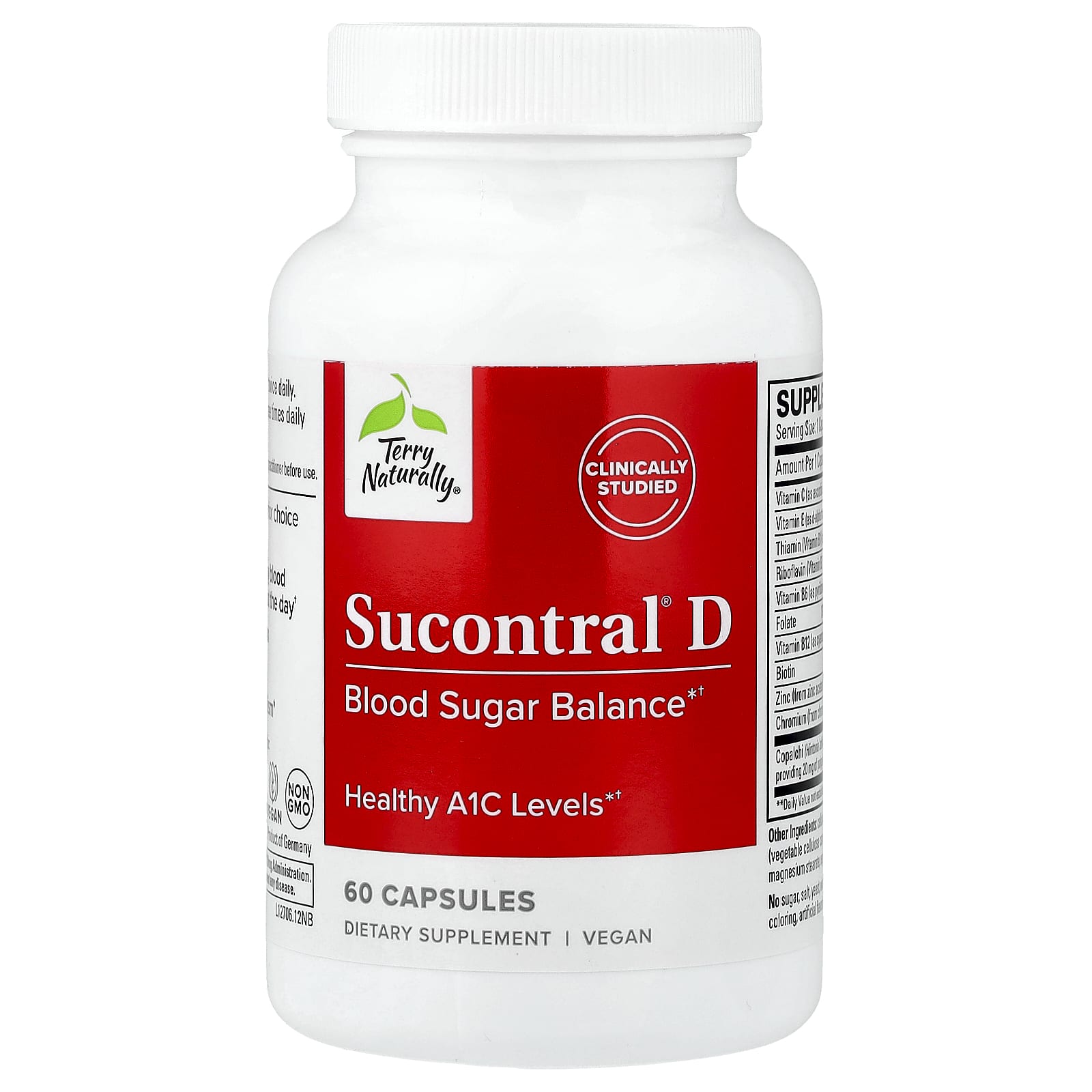 Terry Naturally, Sucontral® D, 60 Capsules