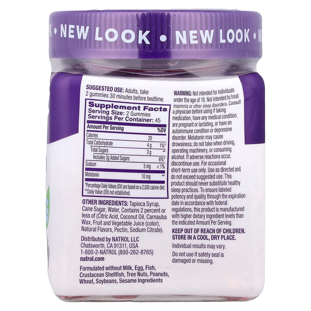Natrol, Melatonin Gummies, Strawberry, 90 Gummies (5 mg per Gummy)
