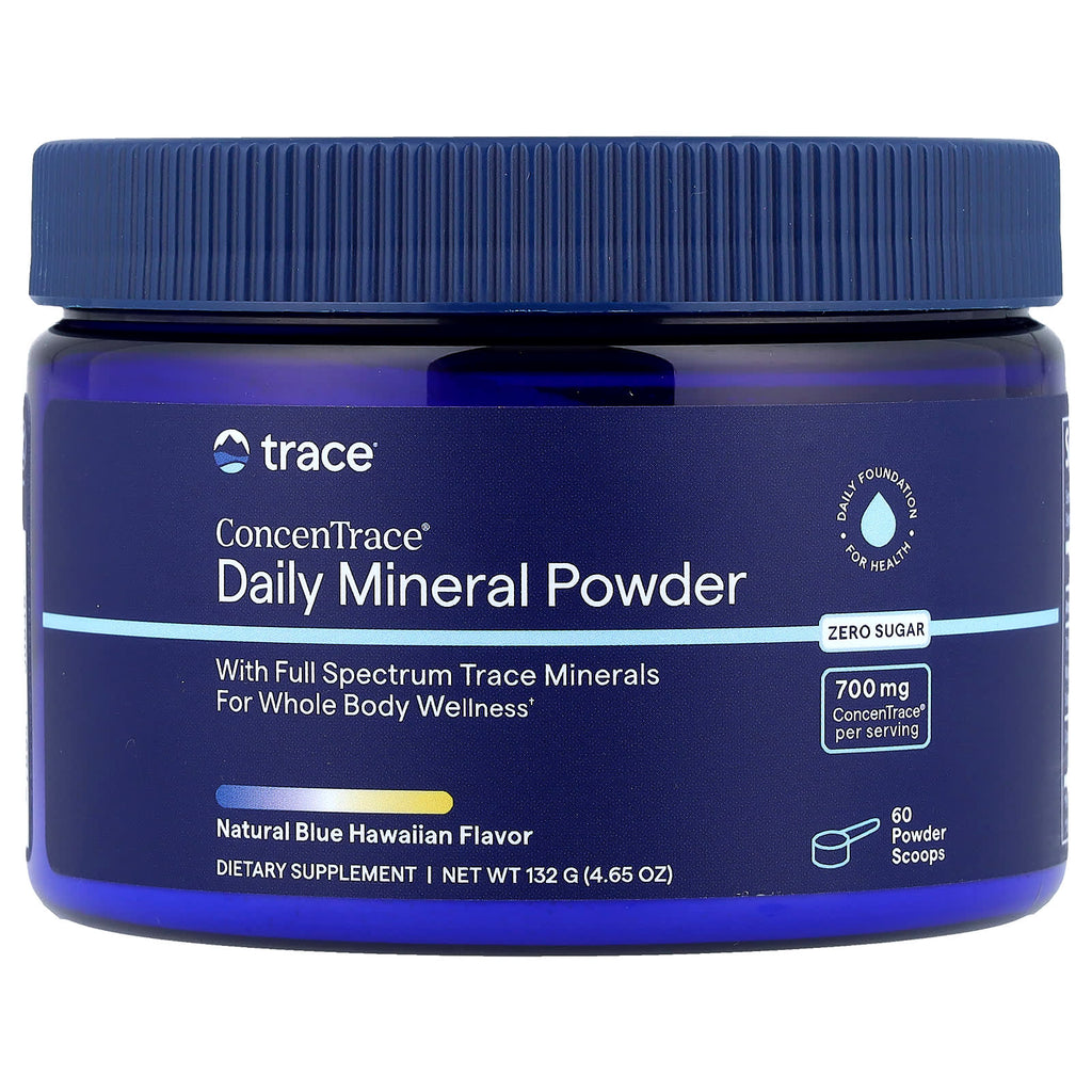 Trace, ConcenTrace®, Daily Mineral Powder, Natural Blue Hawaiian, 4.65 oz (132 g)