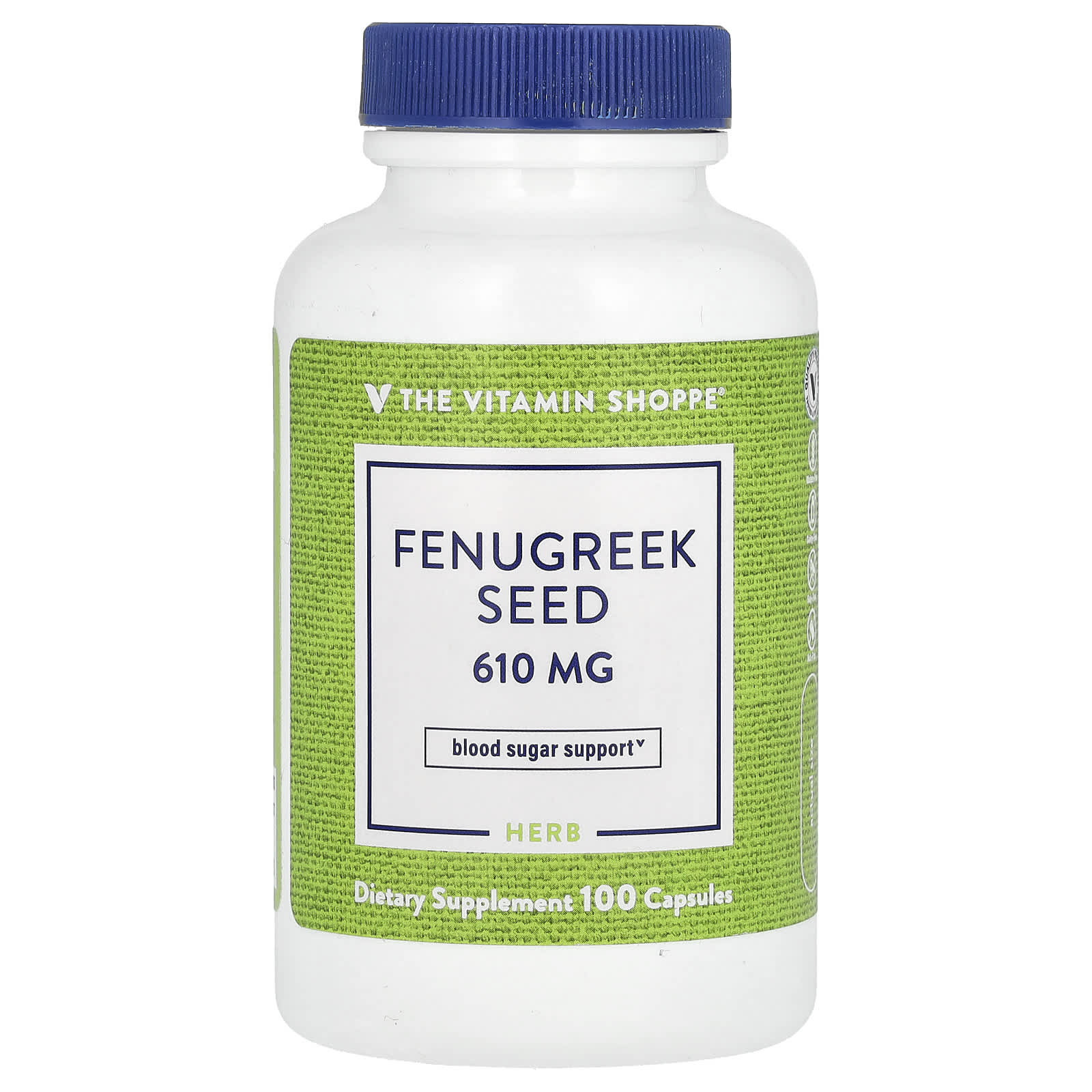 The Vitamin Shoppe, Fenugreek Seed, 610 mg, 100 Capsules