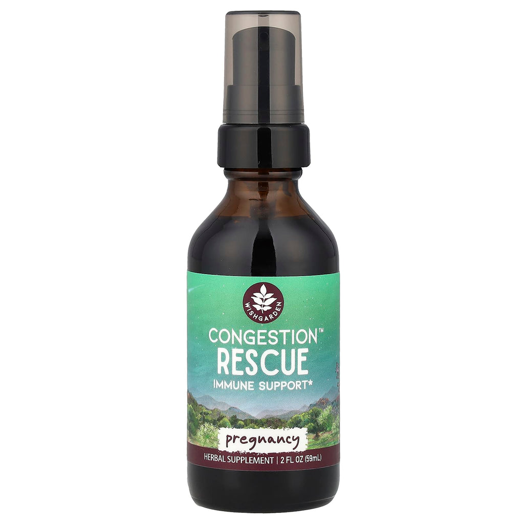 WishGarden Herbs, Congestion™ Rescue, Pregnancy, 2 fl oz (59 ml)