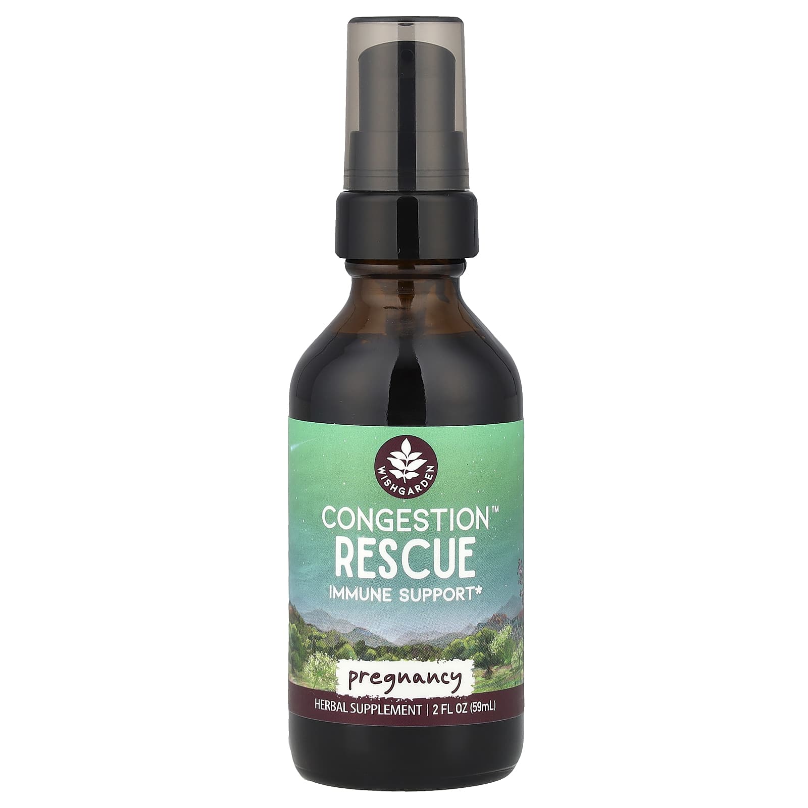 WishGarden Herbs, Congestion™ Rescue, Pregnancy, 2 fl oz (59 ml)