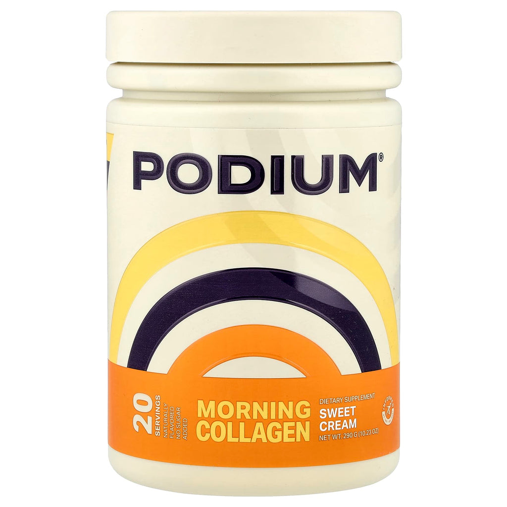 Podium Nutrition, Morning Collagen, Sweet Cream, 10.23 oz (290 g)