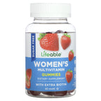 Lifeable, Women's Multivitamin Gummies, Sugar Free, Natural Strawberry, 60 Gummies