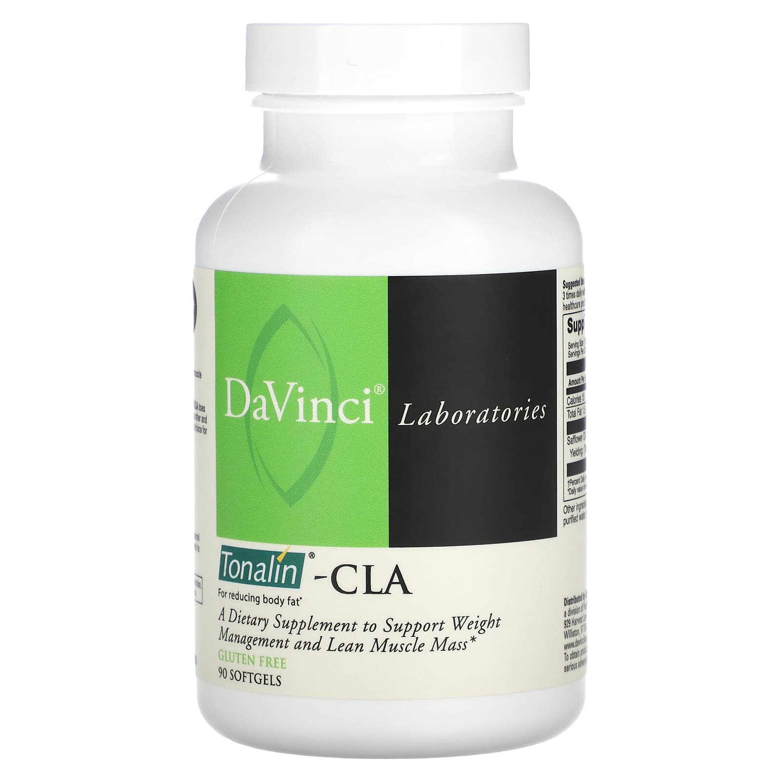 DaVinci Laboratories, Tonalin - CLA, 90 Softgels