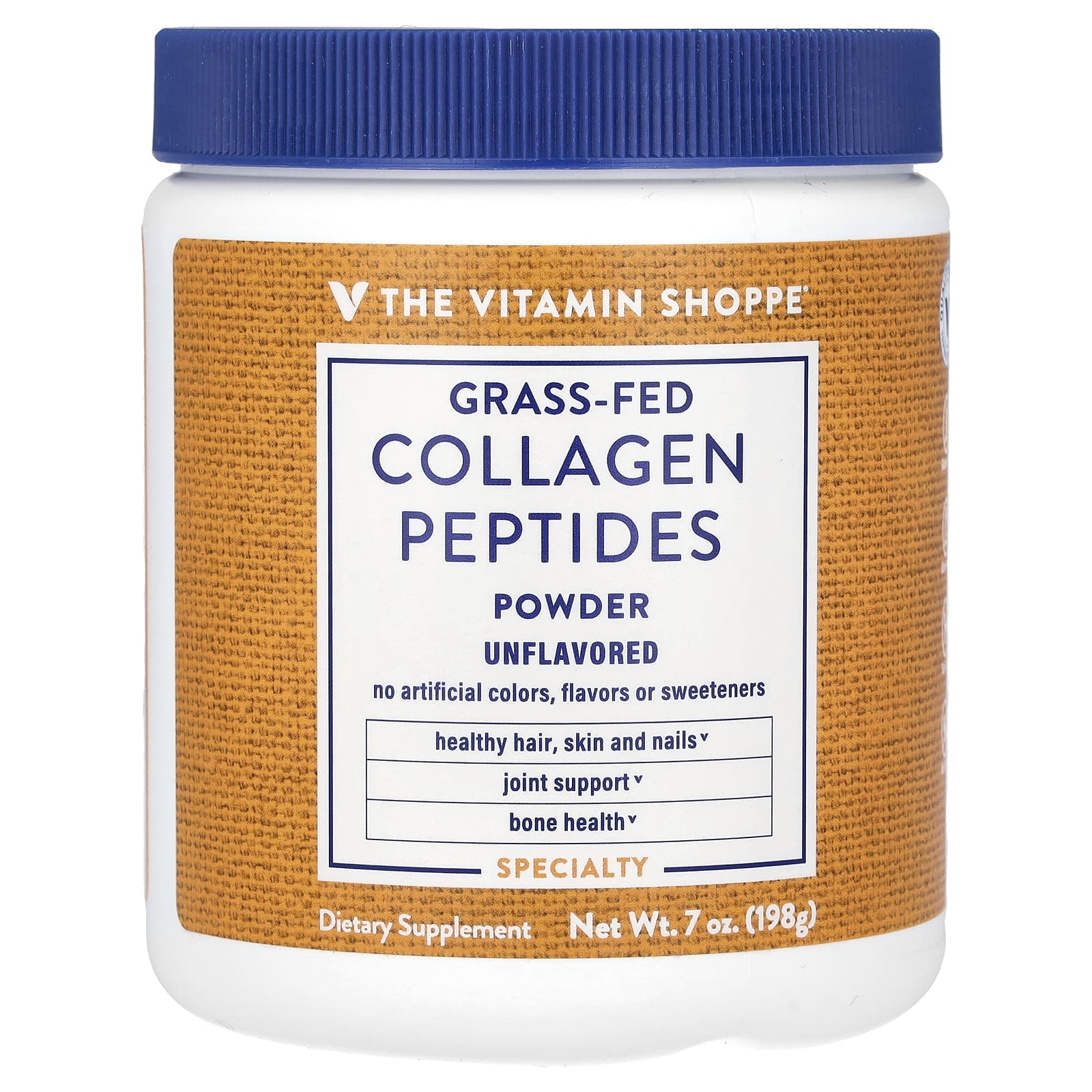 The Vitamin Shoppe, Grass-Fed Collagen Peptides Powder, Unflavored, 7 oz (198 g)