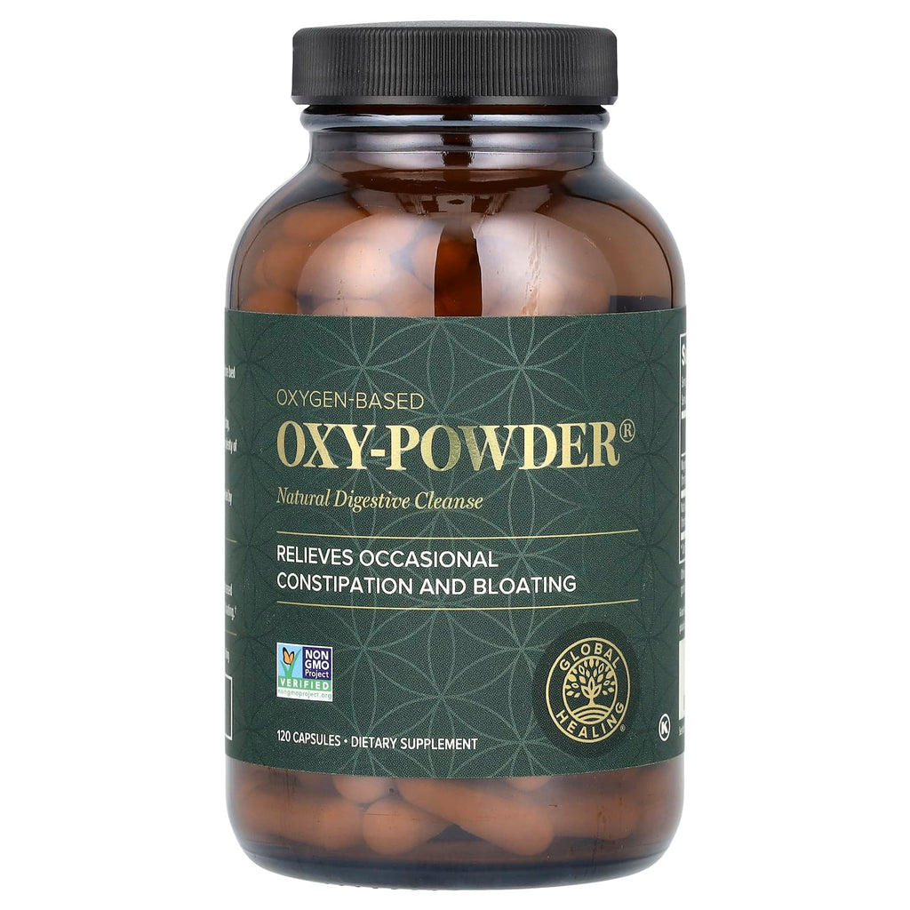 Global Healing, Oxygen-Based Oxy-Powder, 120 Capsules
