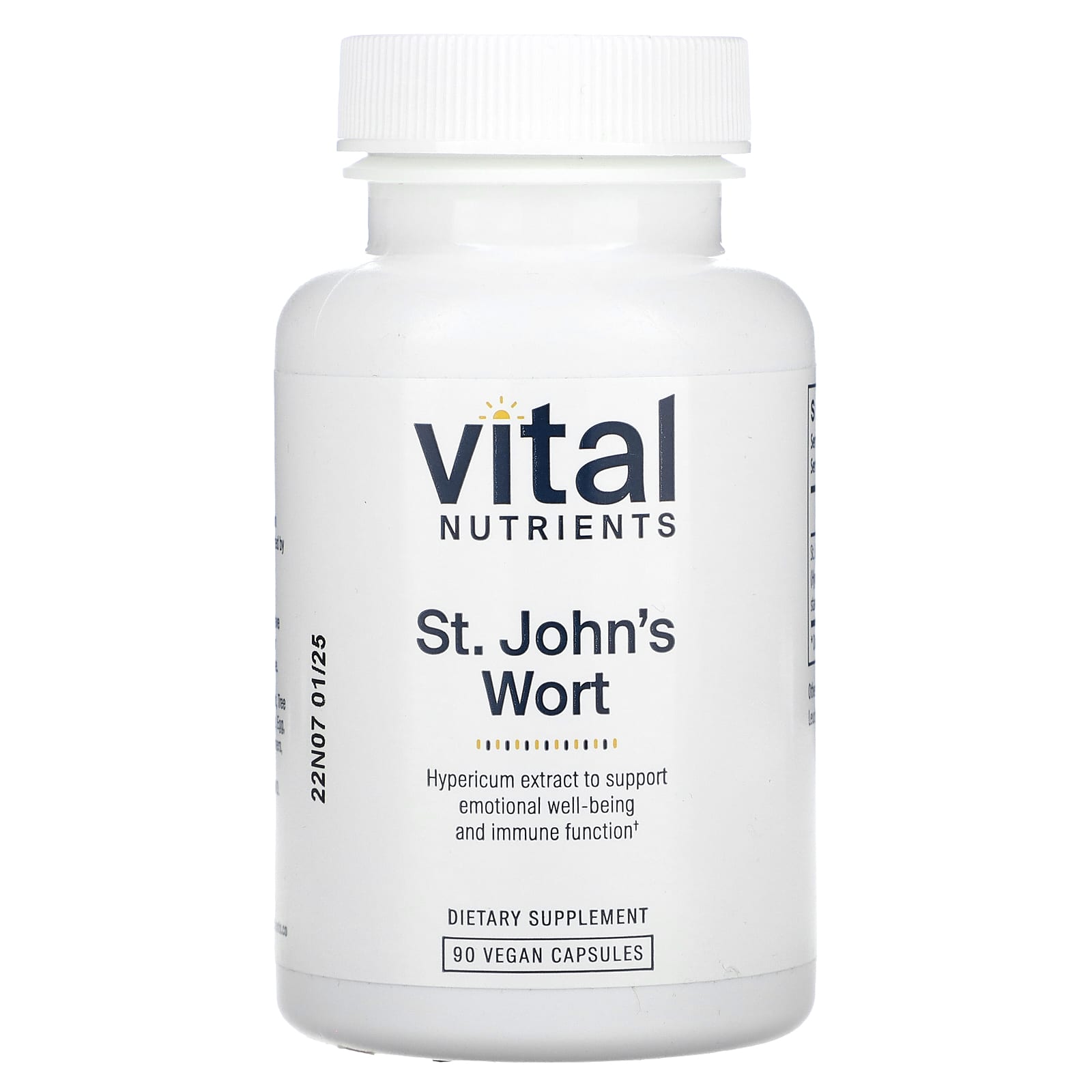 Vital Nutrients, St. John's Wort, 90 Vegan Capsules (300 mg per Capsule)