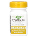 Nature's Way, Vitamin D3, 50 mcg (2,000 IU), 120 Softgels
