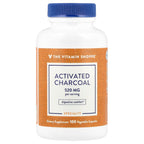 The Vitamin Shoppe, Activated Charcoal, 100 Vegetable Capsules (260 mg per Capsule)