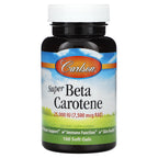 Carlson, Super Beta Carotene, 7,500 mcg RAE (25,000 IU), 100 Soft Gels