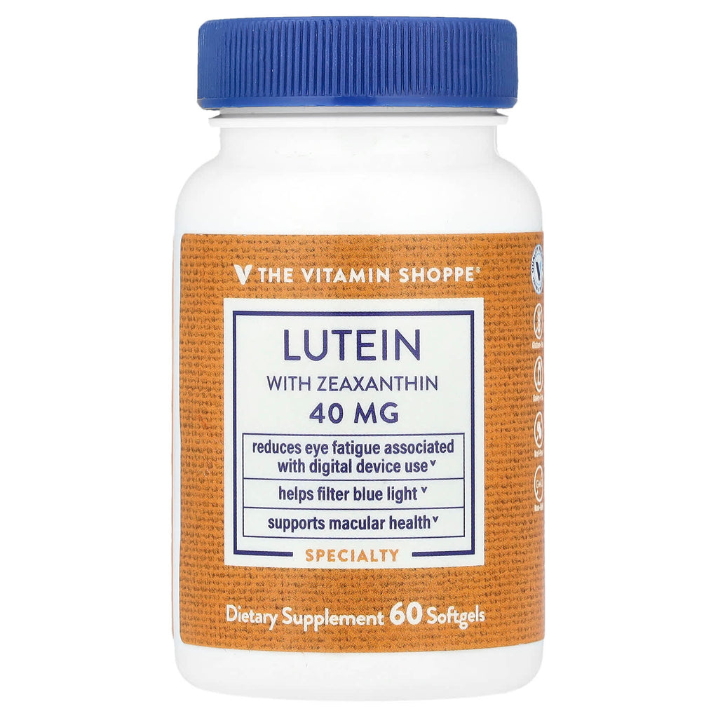 The Vitamin Shoppe, Lutein with Zeaxanthin, 60 Softgels