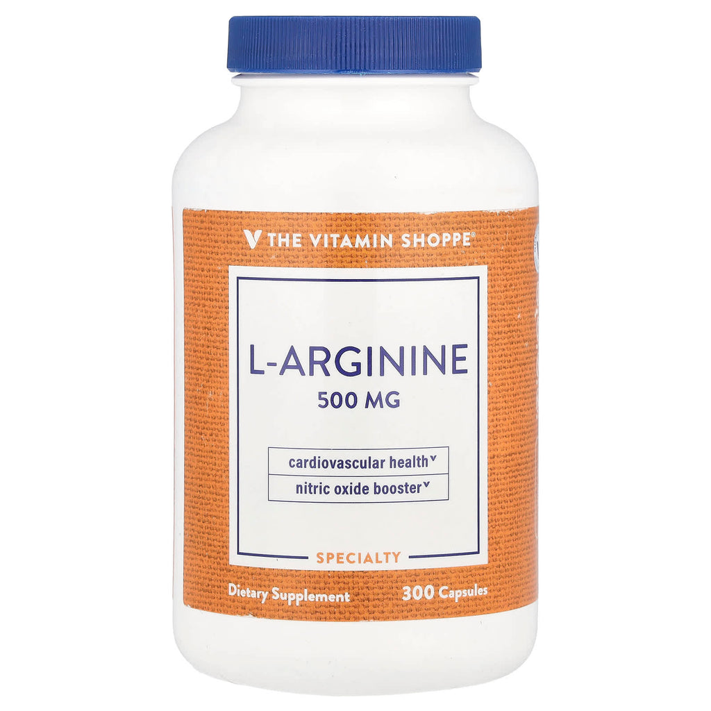 The Vitamin Shoppe, L-Arginine, 500 mg, 300 Capsules