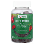 YumVs, Beet Root With Tart Cherry Extract Gummies, Berry, 60 Gummies