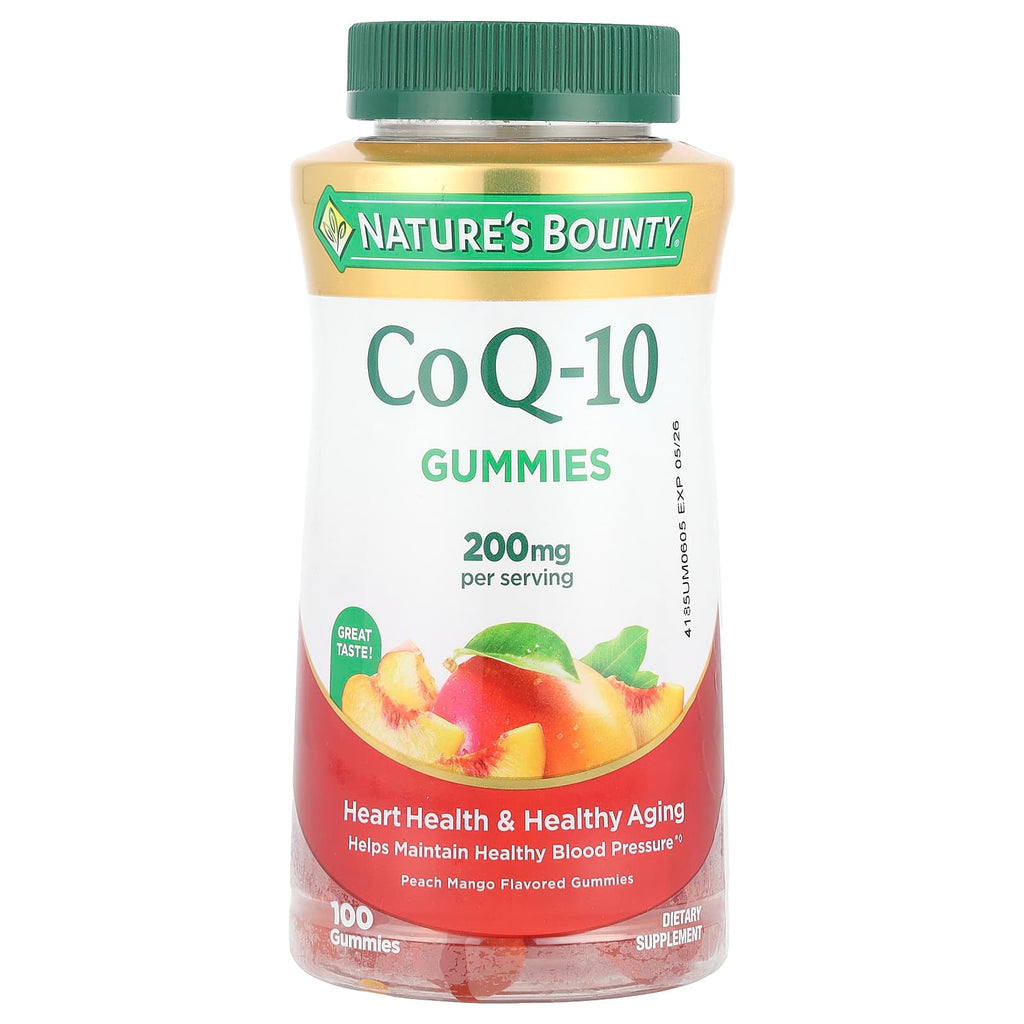 Nature's Bounty, CoQ-10 Gummies, Peach Mango, 100 Gummies (100 mg per Gummy)