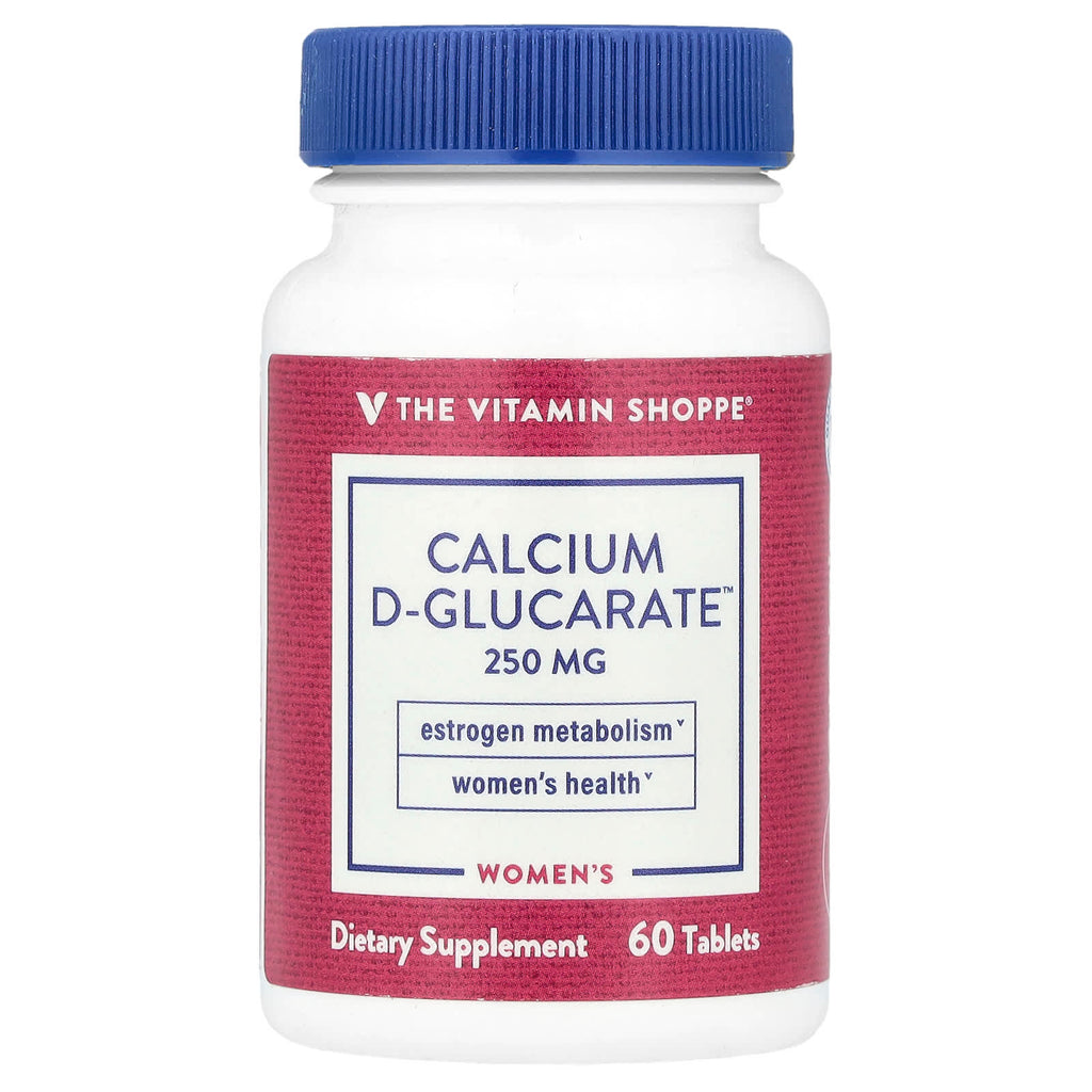 The Vitamin Shoppe, Women's Calcium D-Glucarate™, 250 mg, 60 Tablets
