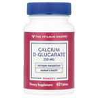 The Vitamin Shoppe, Women's Calcium D-Glucarate™, 250 mg, 60 Tablets
