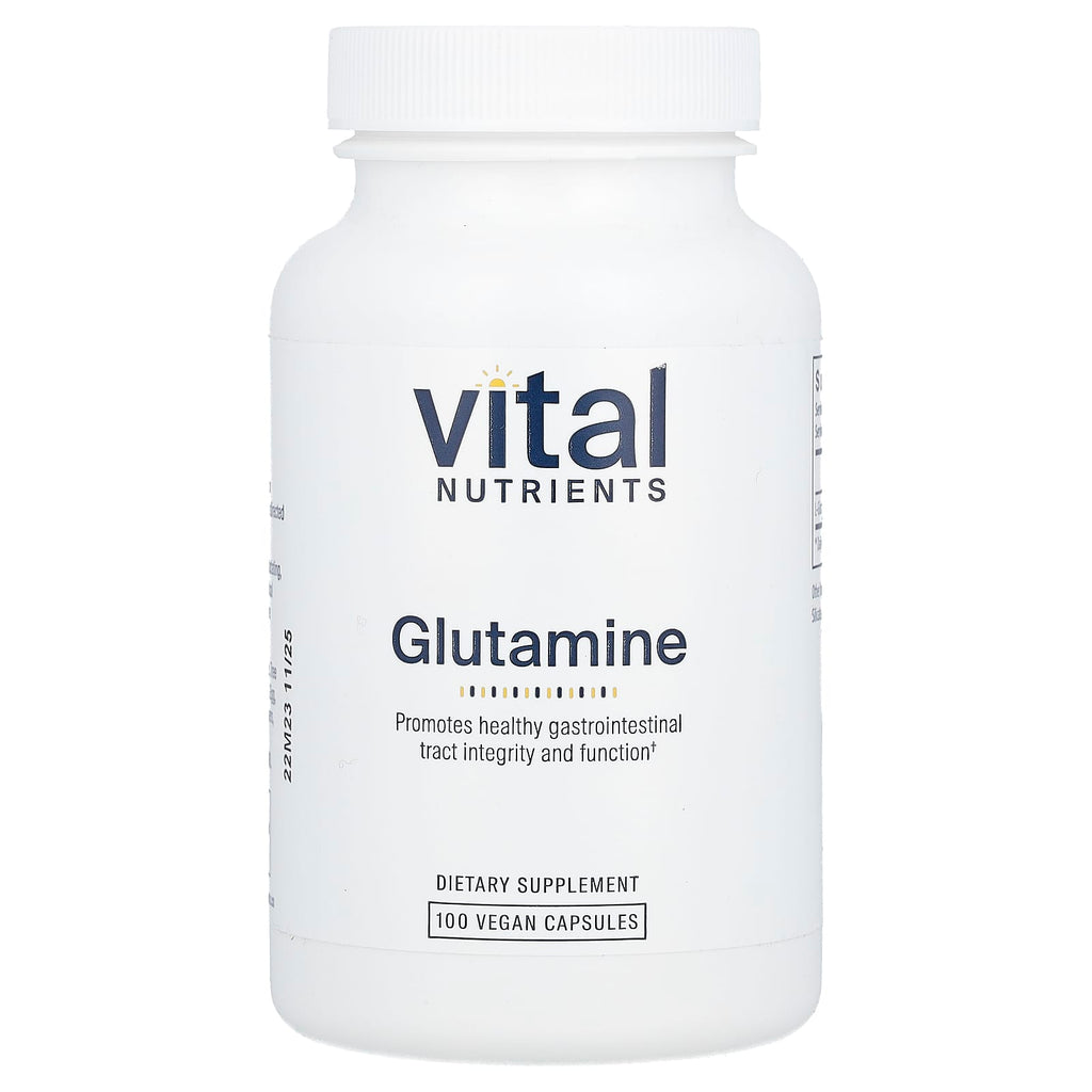 Vital Nutrients, Glutamine, 100 Vegan Capsules (850 mg per Capsule)