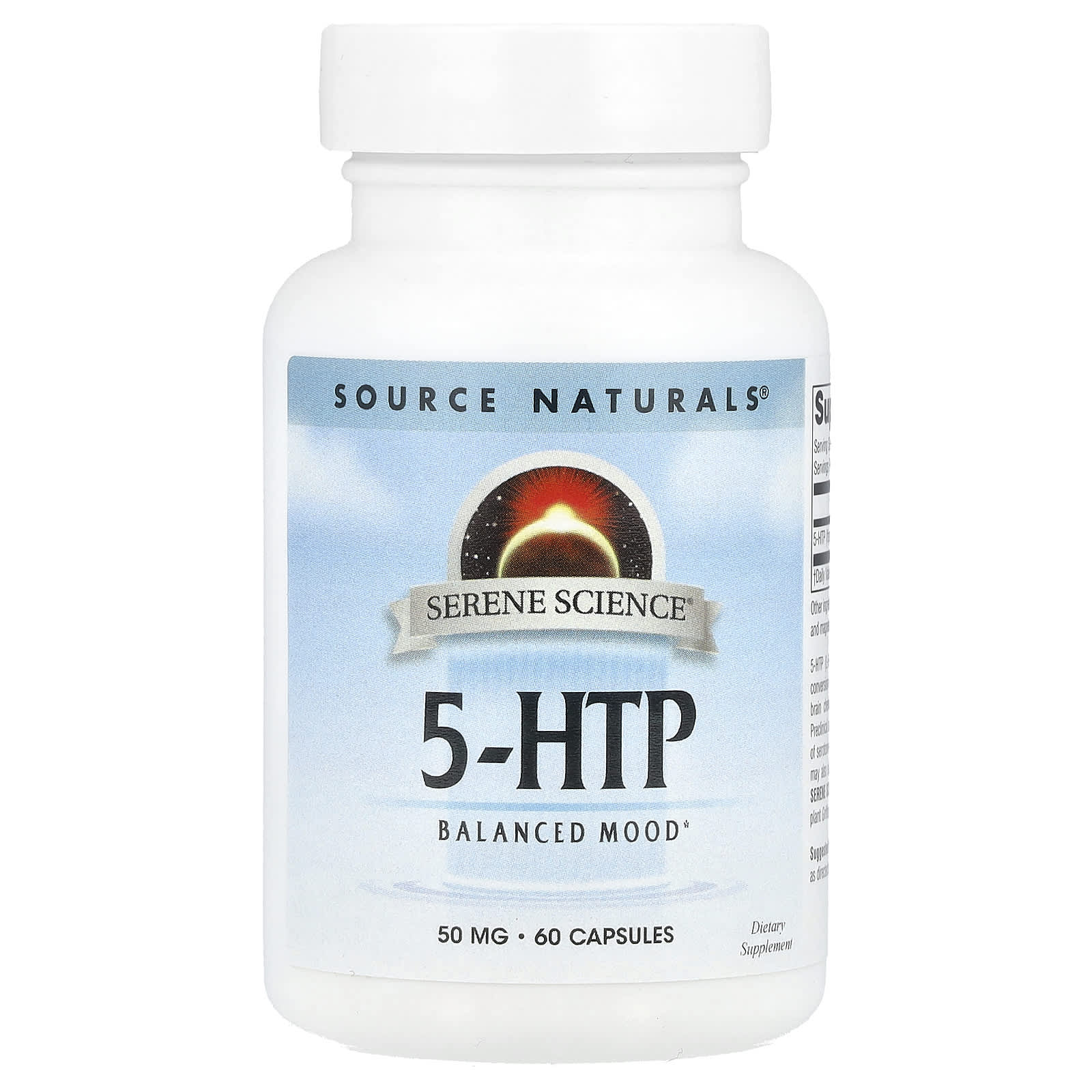 Source Naturals, Serene Science®, 5-HTP, 50 mg , 60 Capsules