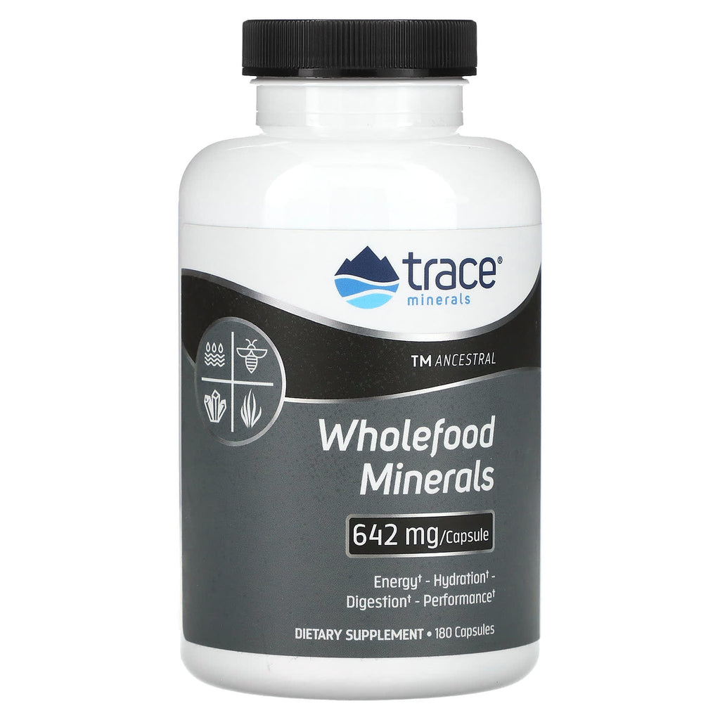 Trace, TM Ancestral, Wholefood Minerals, 642 mg, 180 Capsules