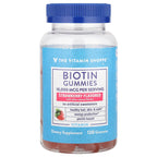 The Vitamin Shoppe, Biotin Gummies, Strawberry, 120 Gummies (5,000 mcg per Gummy)