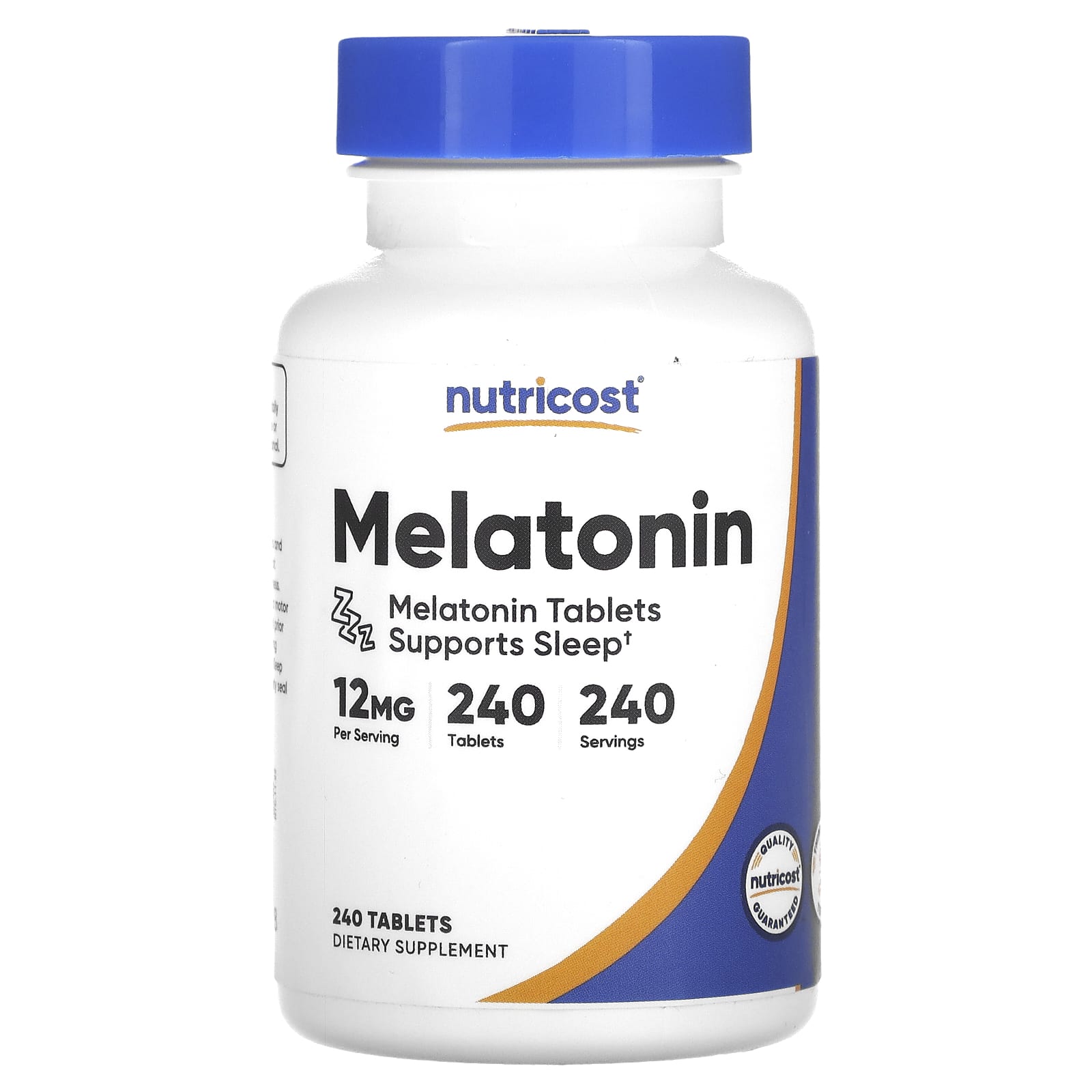 Nutricost, Melatonin, 12 mg, 240 Tablets