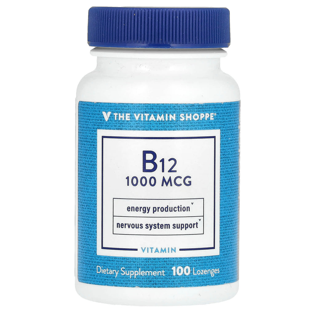 The Vitamin Shoppe, Vitamin B12, 1,000 mcg, 100 Lozenges