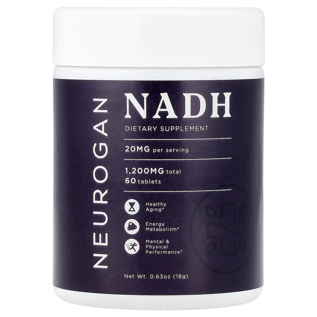 Neurogan Health, NADH, 20 mg, 60 Tablets, 0.63 oz (18 g)