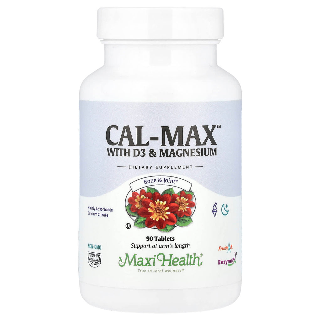 Maxi Health, Cal-Max™ With D3 & Magnesium, 90 Tablets