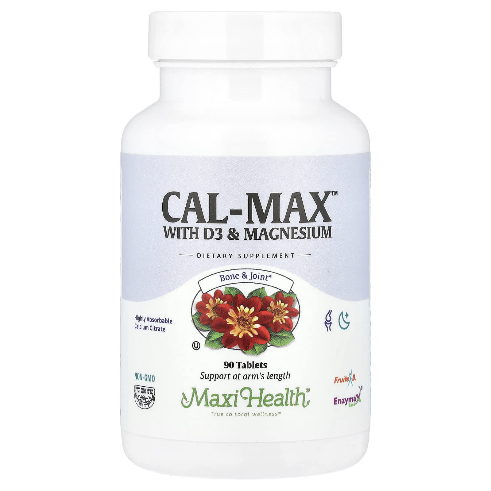 Maxi Health, Cal-Max™ With D3 & Magnesium, 90 Tablets