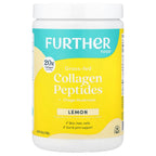 Further Food, Grass-Fed Collagen Peptides + Chaga Mushroom, Lemon, 10.5 oz (298 g)