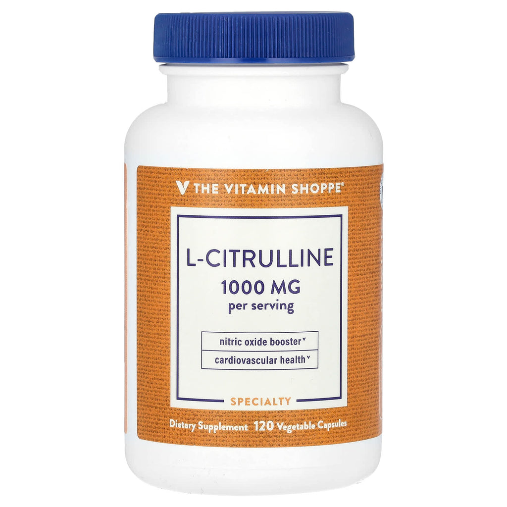 The Vitamin Shoppe, L-Citrulline, 120 Vegetable Capsules (500 mg per Capsule)