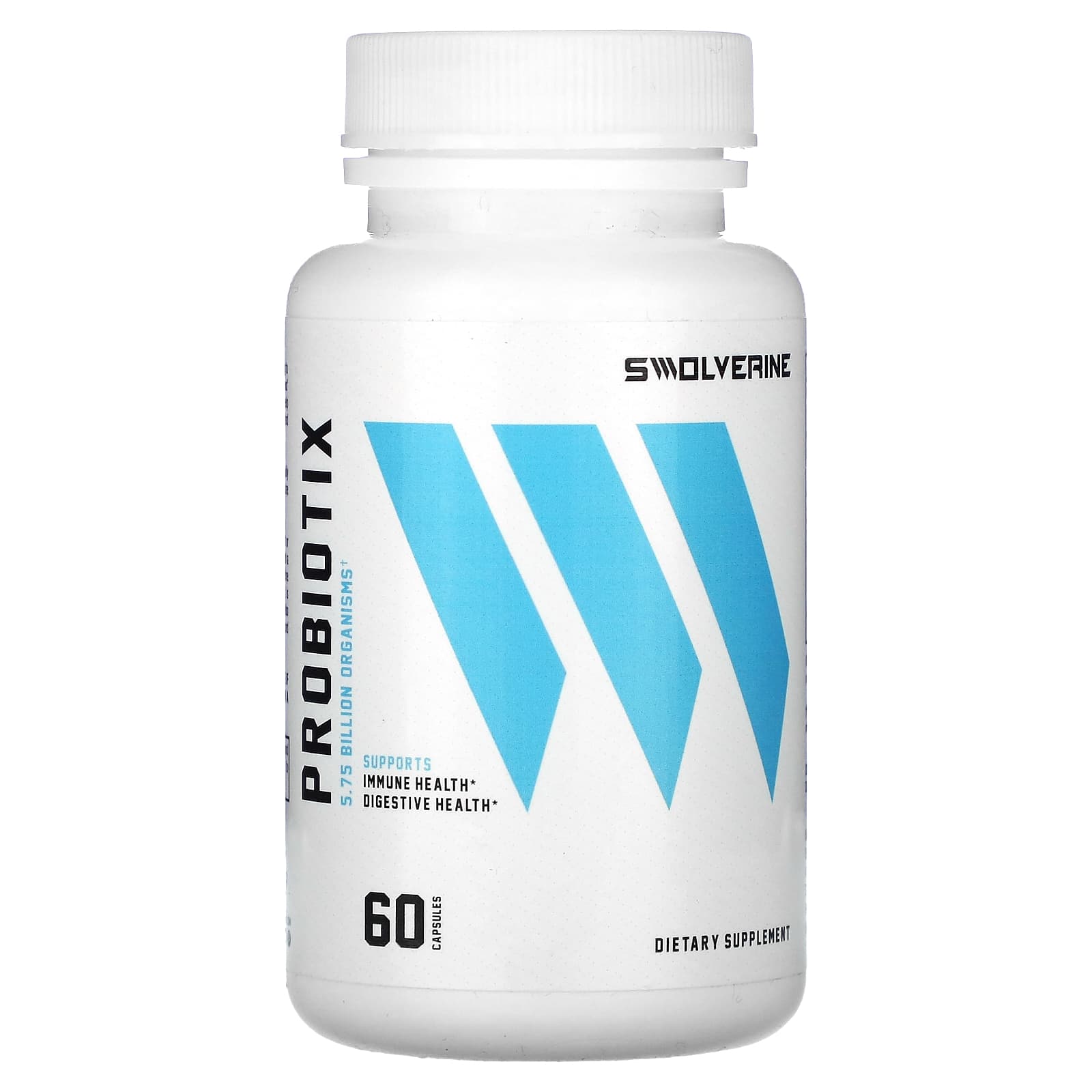 Swolverine, Probiotix, 60 Capsules (9 mg per Capsule)