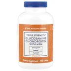 The Vitamin Shoppe, Triple Strength Glucosamine Chondroitin With MSM, 120 Tablets