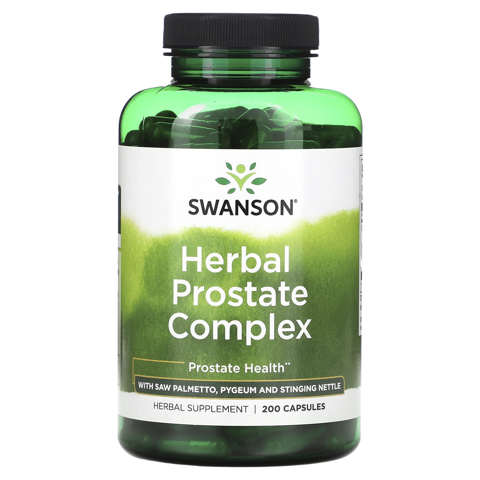 Swanson, Herbal Prostate Complex with Saw Palmetto, Pygeum and Stinging Nettle, 200 Capsules