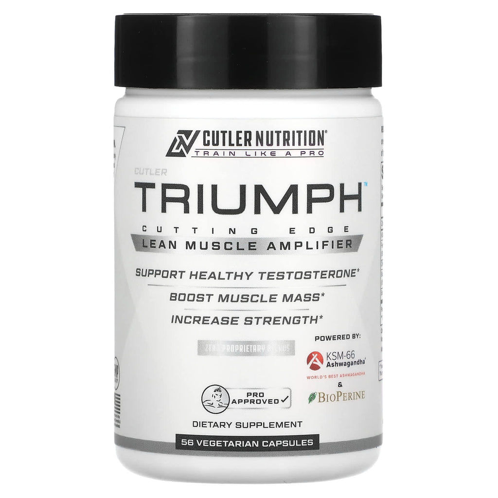 Cutler Nutrition, Triumph, Lean Muscle Amplifier, 56 Vegetarian Capsules